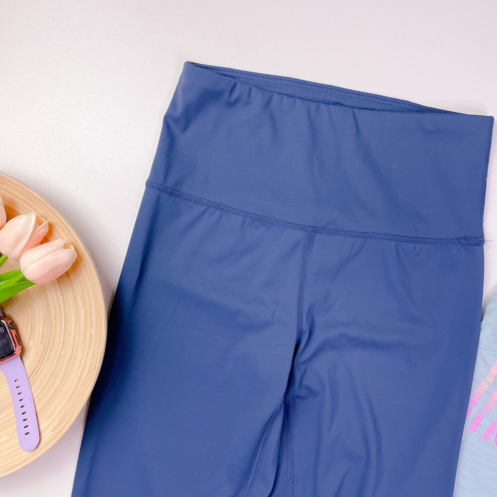 YITONG Slate Blue High Rise Exercise Workout Legging Pants size Small NWT - Picture 2 of 6